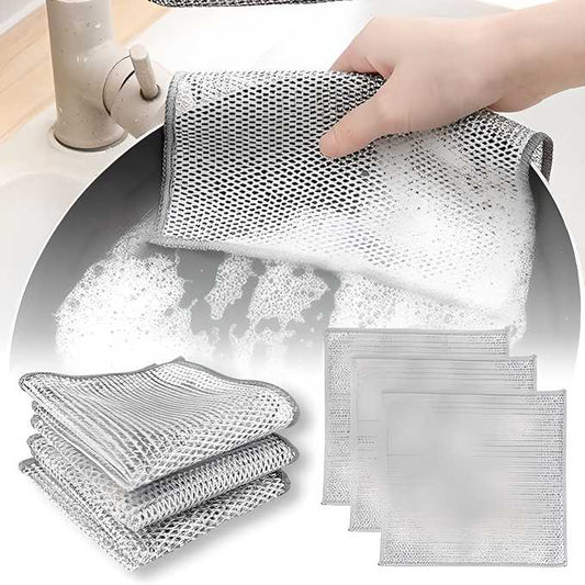 Multipurpose Wire Dishwashing Rags (Pack Of 10)