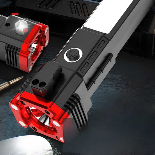 Multi-Utility Portable Rechargeable Torch LED Flashlight